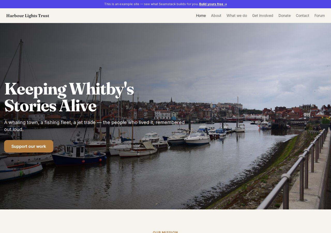 Harbour Lights Trust — built with Natterio